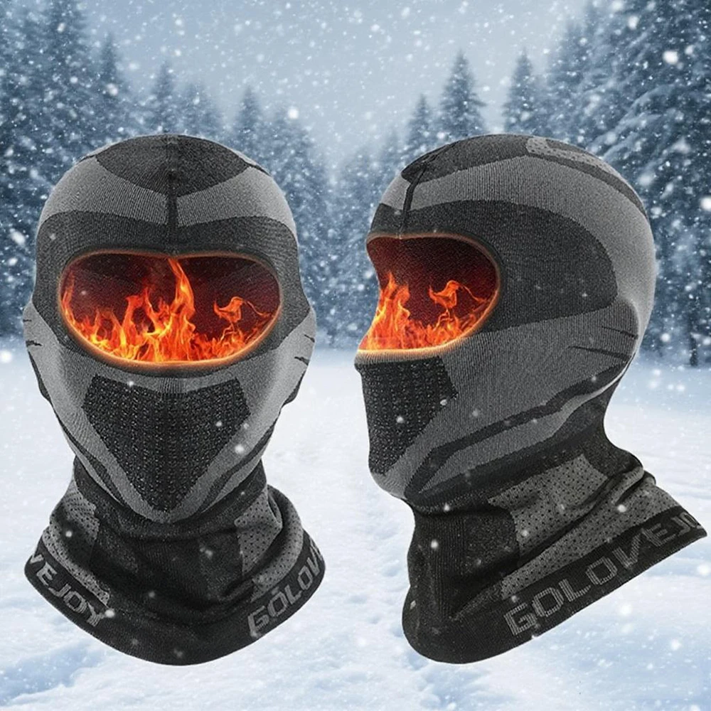 

Balaclava Men Full Face Mask Winter Cold-proof Warm Ski Mask Motorcycle Cycling Bike Scarf Hat Casco Moto Helmet Hood
