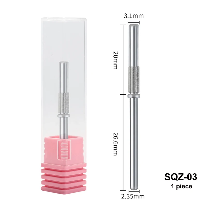 3mm super lange kleine Schleif band Schleif köpfe Mini Sandring für Maniküre entfernen abgestorbene Haut Nagel haut Polier nägel Zubehör – Detail 6