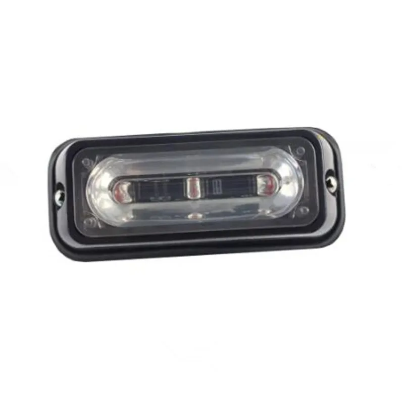 Luz Led de advertencia de emergencia de 3W para montaje en superficie de coche, de parrilla luces estroboscópicas, cabezal de luz de flash, modo de 22 flash, resistente al agua