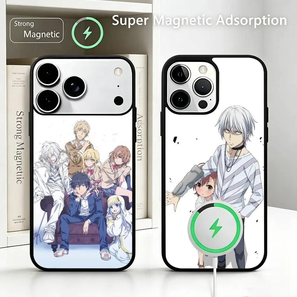 

Anime T-Toaru M-Majutsu no Index Wireless charging phone case compatible with iPhone 17/16/15/14/13/12/11