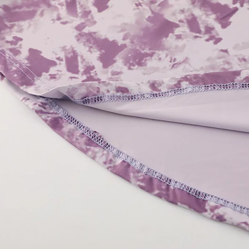 Women Sports Retro T-Shirt Short Sleeve Full Sublimation Floral Printed Exercise Workout Tee Shirt Fitness Nylon Stretch Tshirt