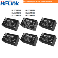 Hi-Link HLK-PM01 PM12 3M05B 3M03B 3M09B 220V to 5V 3W 0.6A Step Down Switching Power Supply Module ACDC MIni Size Converter