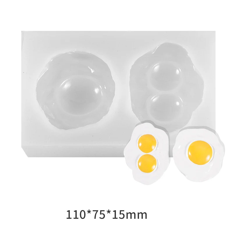 DIY Craft Templates Mini Simulation Food/Drinks Casting Die Multifunctional Soft Silicone Stencil For Cake Decor Sugar