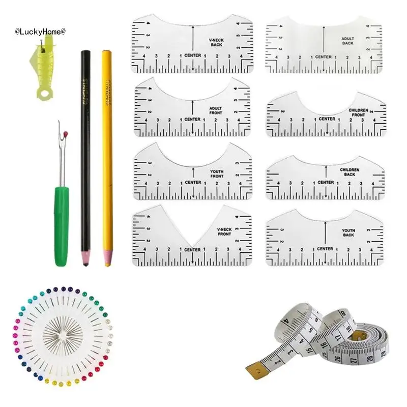 T-Shirt Ruler to Center Designs T-Shirt Alignment Tools T-shirt Printing Guide 11UA