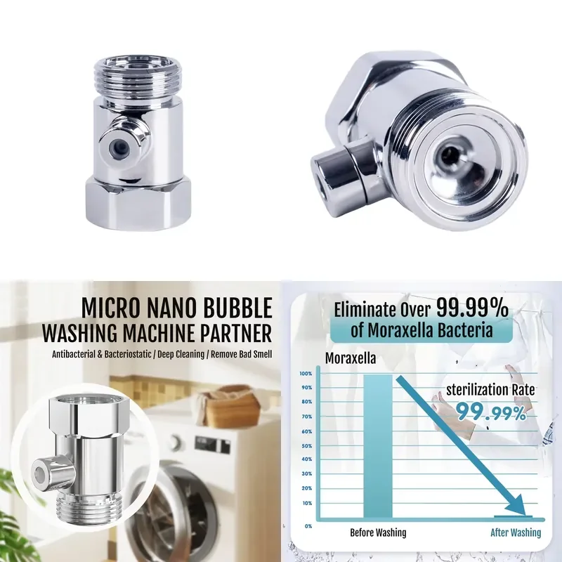 for  Washing Machine Micro  Bubble Generator Advanced Antibacterial Eco Friendly Deep Cleaning Simple Operation  Home