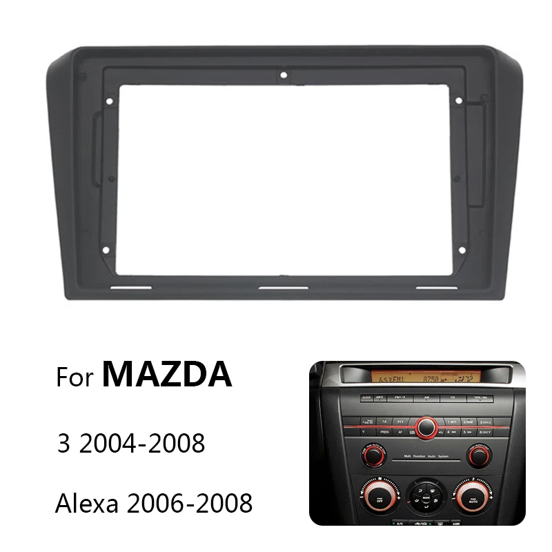 Car Radio Fascia For MAZDA 3 Axela 2004-2008 Auto Stereo Install Panel Dash Kit Frame Bezel Faceplate