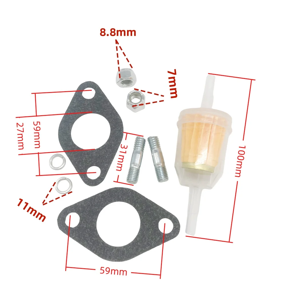 المكربن 13805 مناسب لـ 1.6L Clark Bobcat Slip Steering Gear 6598372 101- 008 #2