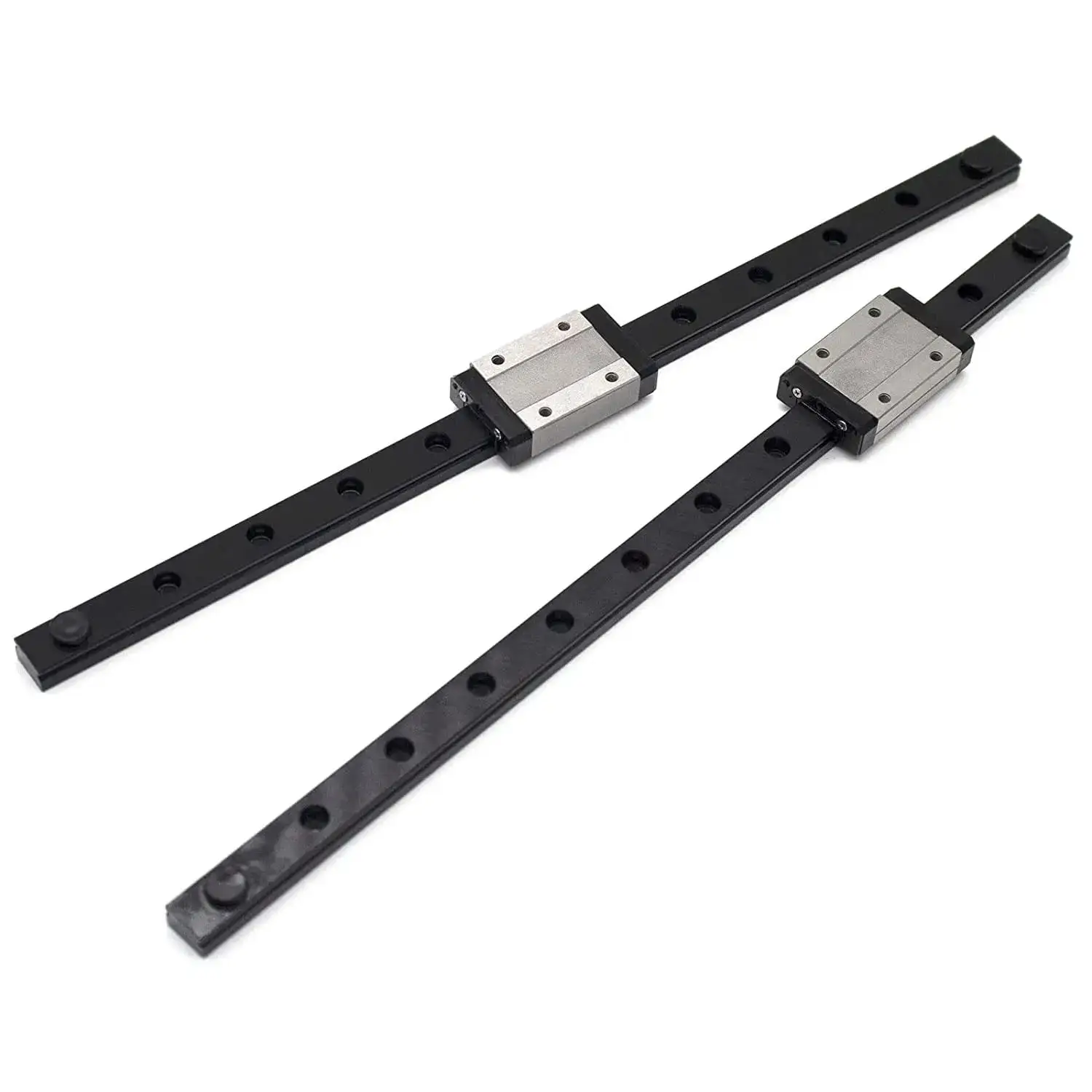 

2PCS 300MM MGN12H Linear Rail Guide Black Bearing Steel Sliding Guideway with MGN12 Sliding Blocks for 3D Printer CNC Machine