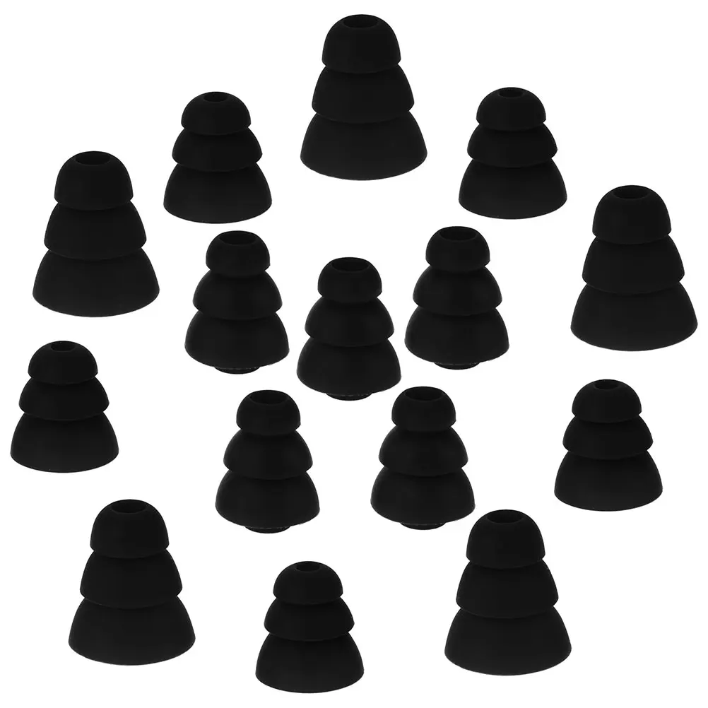 

18 Pcs Ear Buds Covers Tips Earphone Case Earbuds Accessories Medium and Small Comfortable Silicone