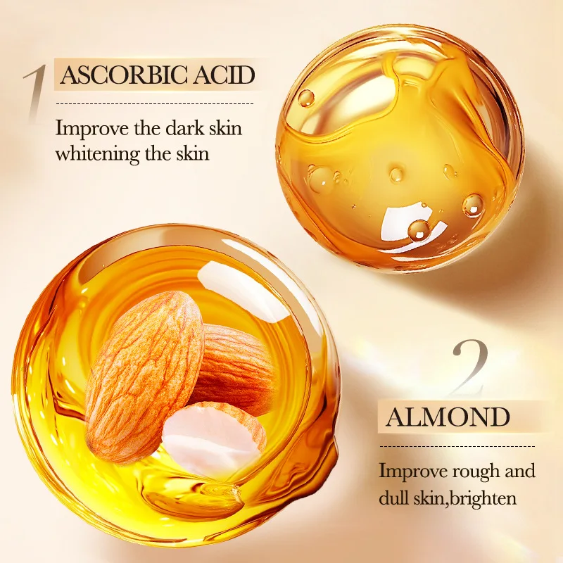 Sweet Almond Scrub Whitening, Cleaning, Moisturizing, Gentle, Comfortable, Moisturizing, Fragrant Shower Gel