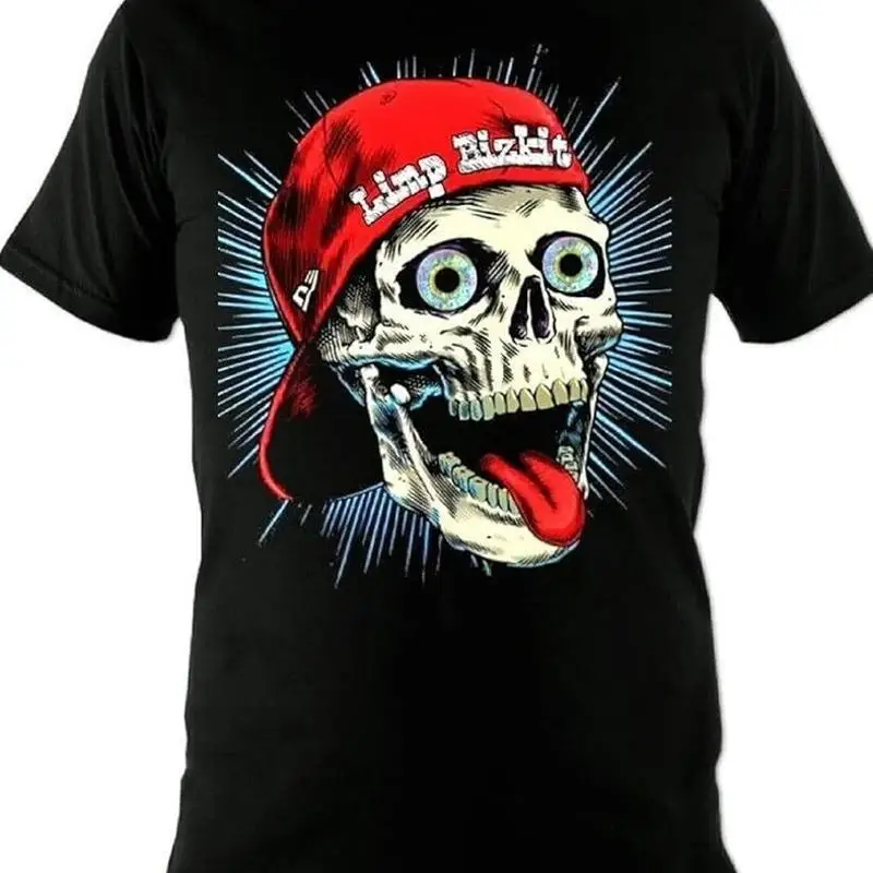 New Rare Limp Bizkit Cotton Black Full Size T Shirt Bl138