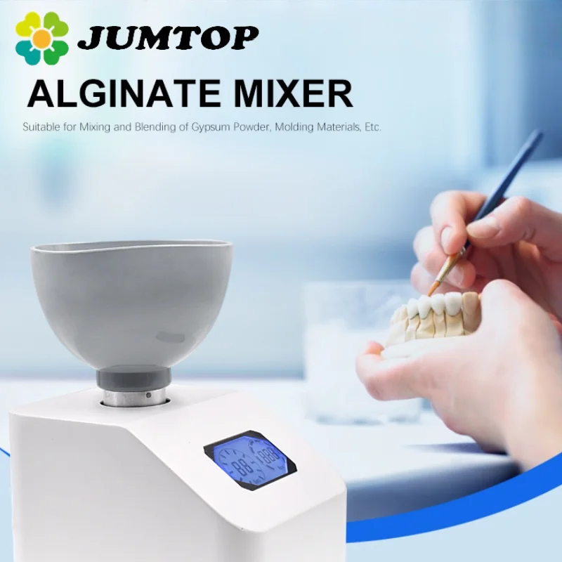 

JUMTOP Dental Impression Alginate Mixer 100-700ML Alginate Mixer with Solid Stainless-steel Body