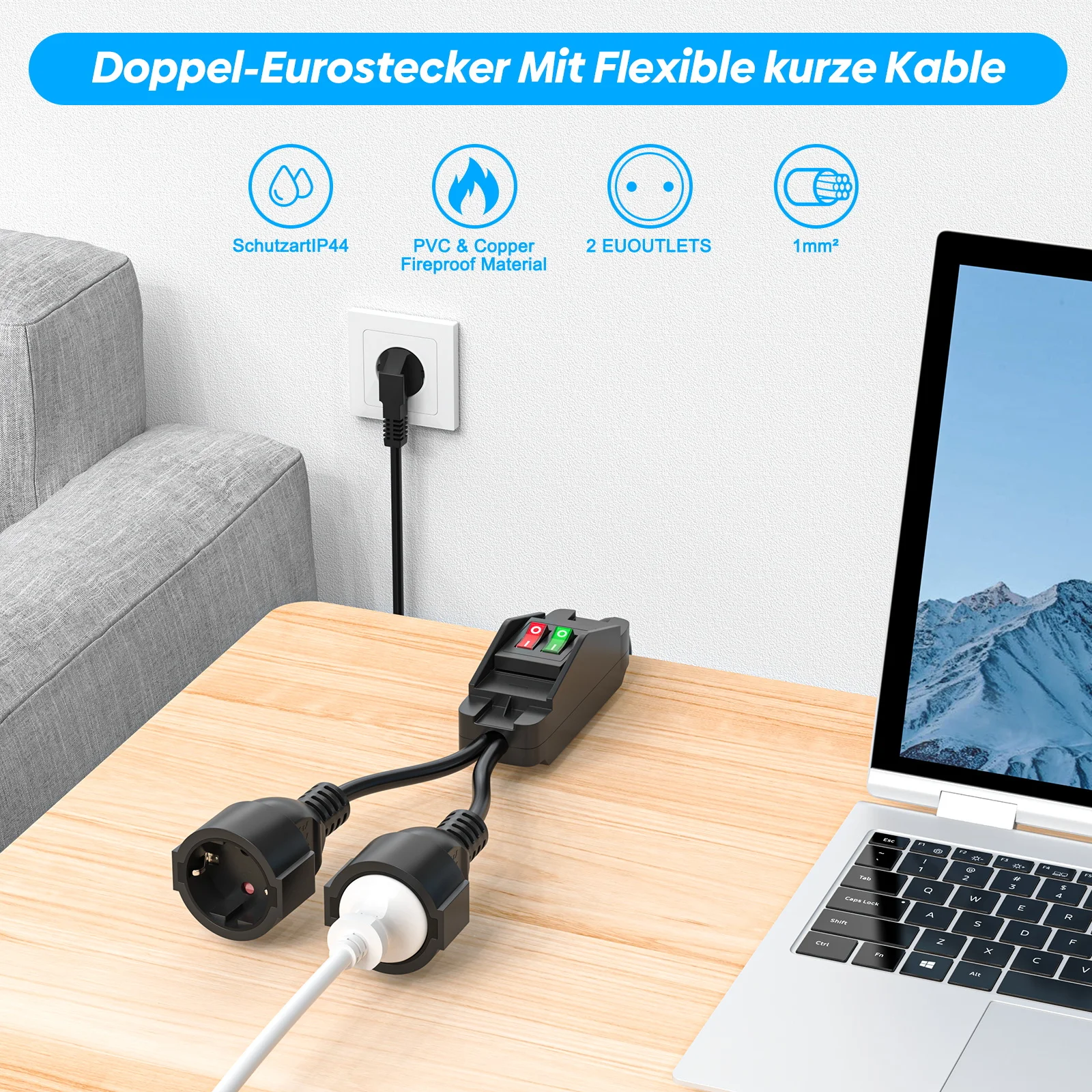 Удлинитель с вилкой стандарта – обзор и цена Outdoor Power Outlet Extension