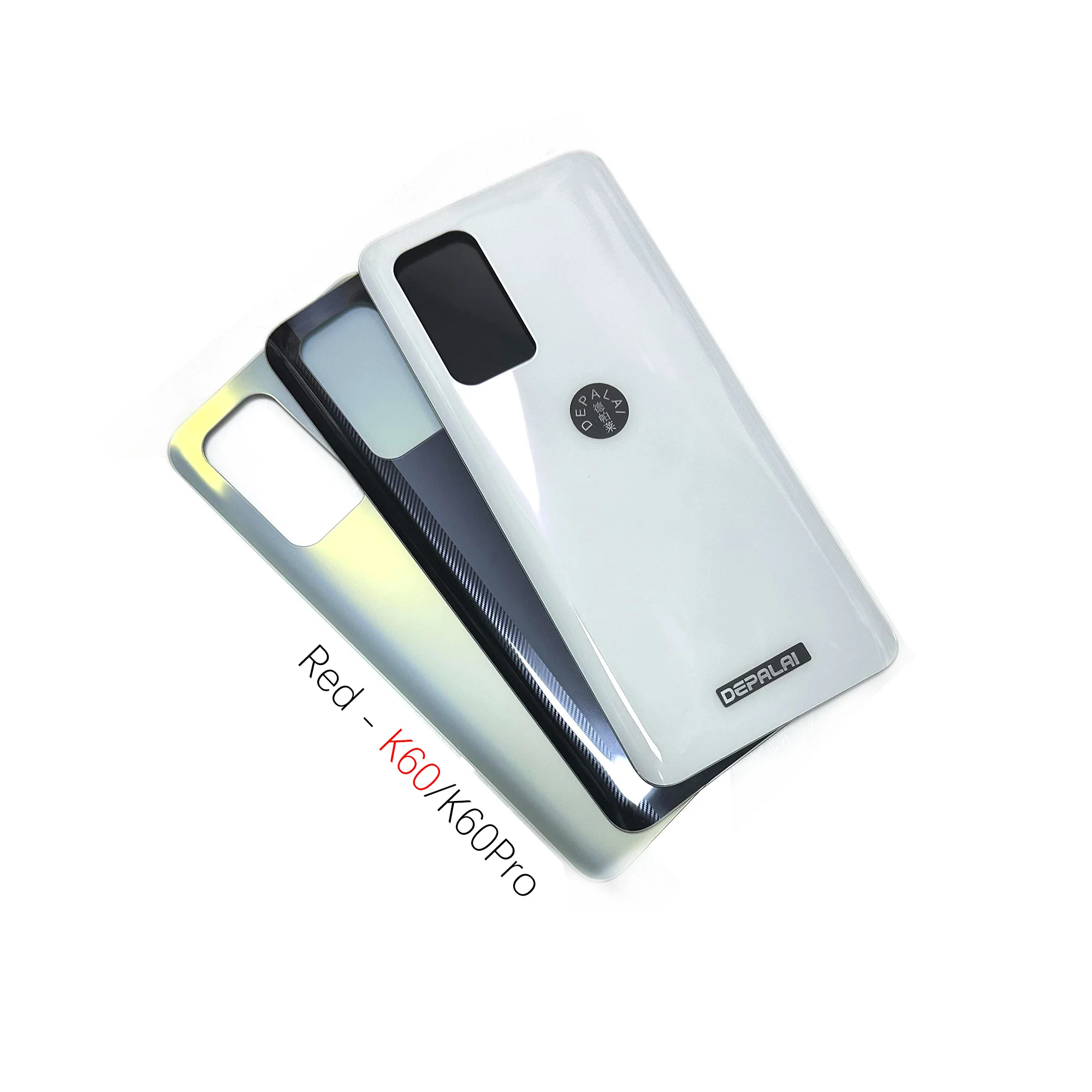 DEPALAI Housing Case For Xiaomi Redmi K60 K60E K60Ultra K60Pro Battery Back Housing Cover Rear Door Glass Panel