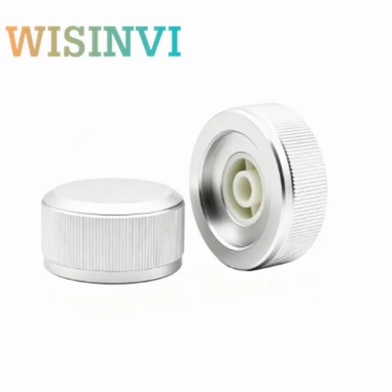 1pcs 36×17mm Aluminum Rotary Knob Cap 6mm Splined Flower Shaft Potentiometer Encoder Volume Control Knob for Audio Amplifier