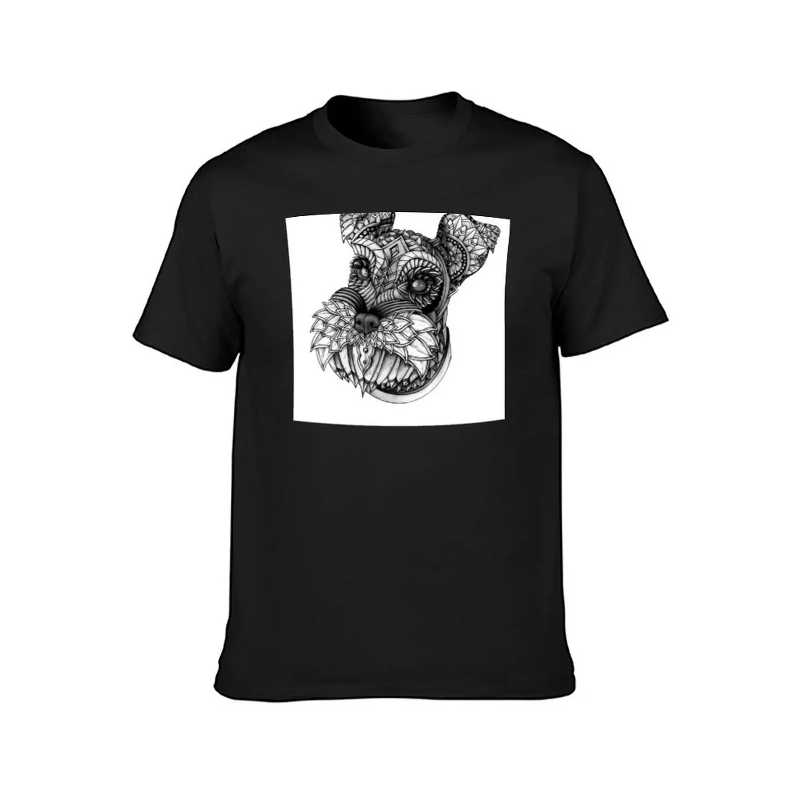 Ornate Schnauzer T-Shirt animal prinfor boys summer clothes sublime T-shirt men