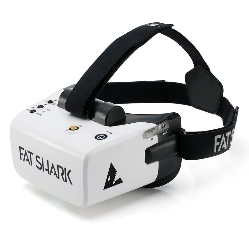 Óculos Fat Shark Scout FPV 4,0 polegadas NTSC/PAL Óculos de cabeça ajustáveis com seleção automática para corrida Rc Fpv