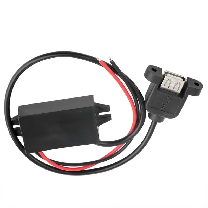 24V 36V 48V 60V 72V Buck bis 5V 3a Buchse USB DC DC Step Down Stromrichter Micro Car Auto Telefon Motorrad Ladegerät Adapter