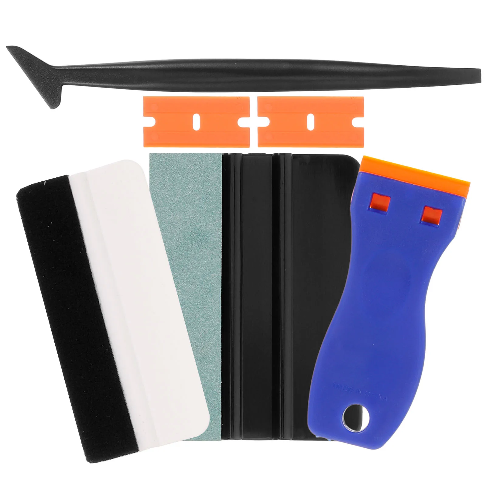 

1Set Car Wrap Film Tool Kit Professional Wallpaper Smoothing Scraper Peel Stick Wallpaper Tool Kit for Automotive Home