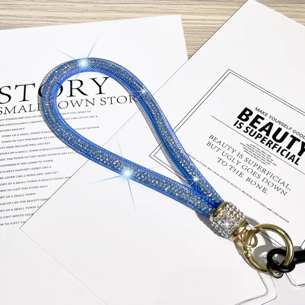 แฟชั่นทนทานสายแขวนเชือกโทรศัพท์มือถืออารมณ์ขั้นสูงเคสโทรศัพท์อุปกรณ์เสริมเชือกตาข่ายไนลอนห่วงโซ่โทรศัพท์มือถือ