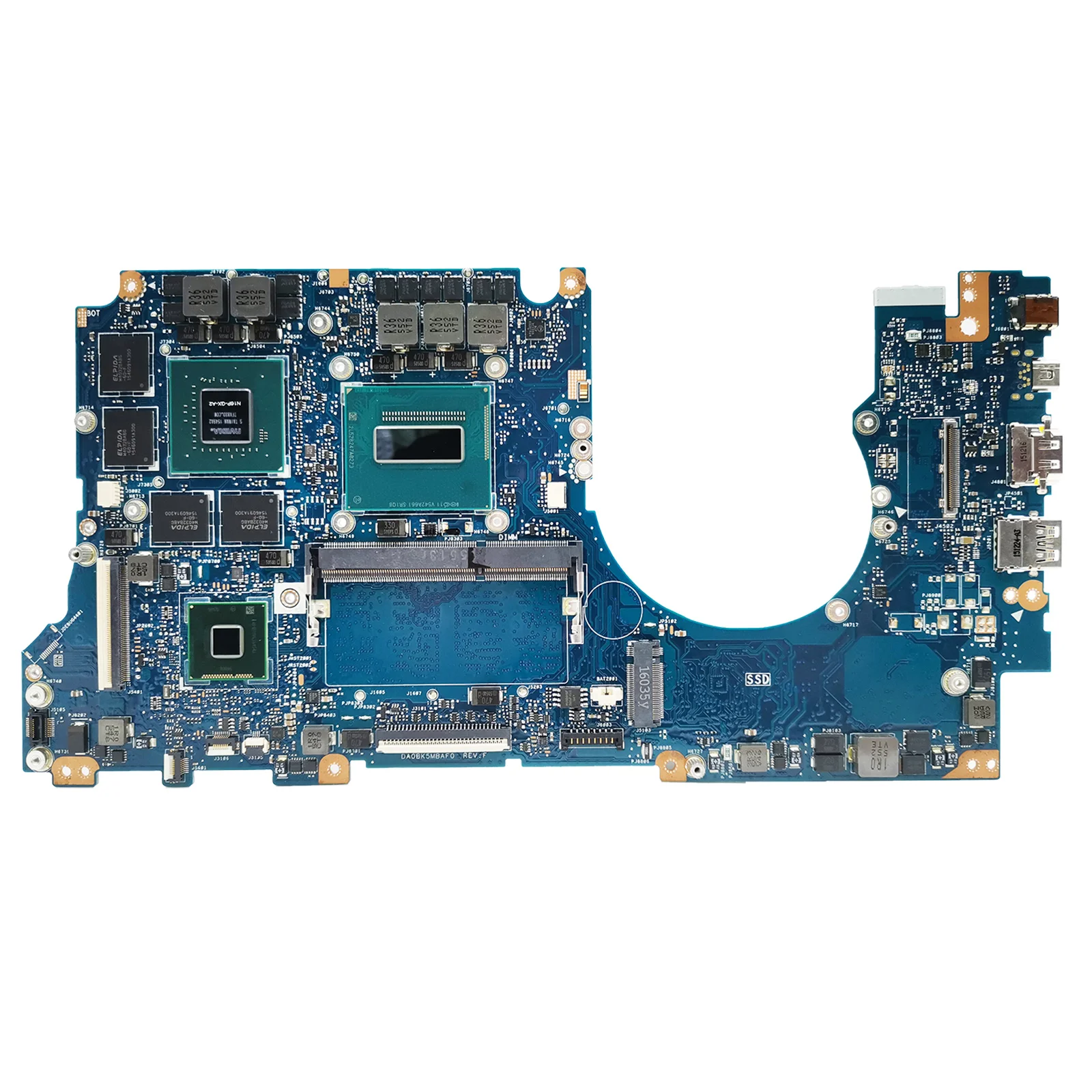 N501J Laptop Motherboard For ASUS N501JW G501J G501JW UX501J UX501JW G60JW Mainboard I5 I7 CPU GTX960M-2G V4G 4G 8G RAM