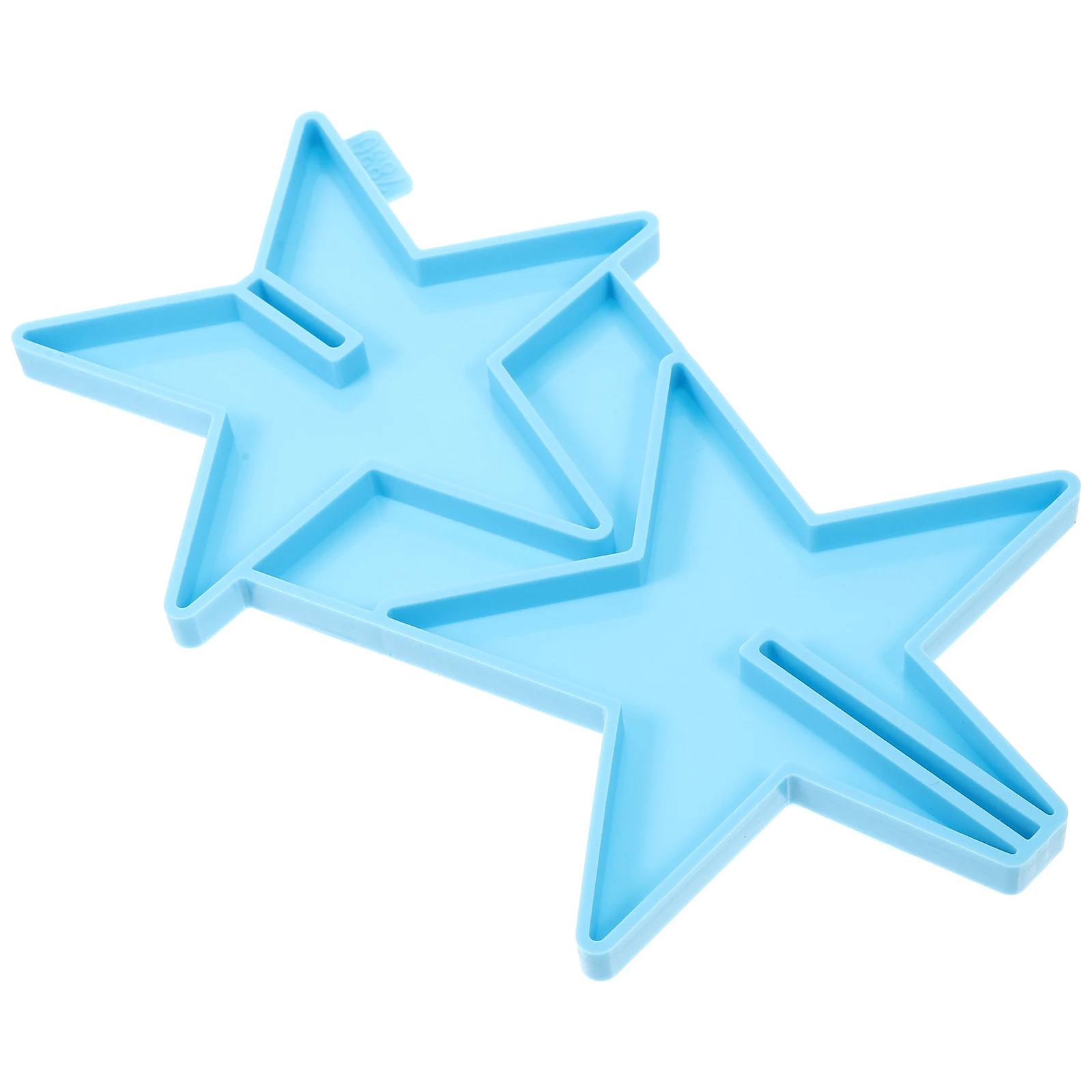 

Epoxy Resin Star Shaped Silicone Mold DIY Crystal Pentagram Decorations Reusable Casting Molds Sculpture Making Tools