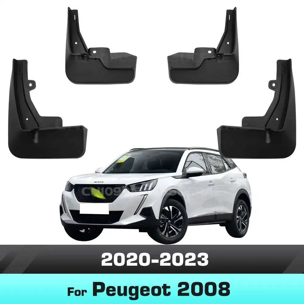 

For Peugeot 2008 2023 2022 2021 2020 Fender Mudguard Mud Flaps Guard Splash Flap Mudguards Car Accessories