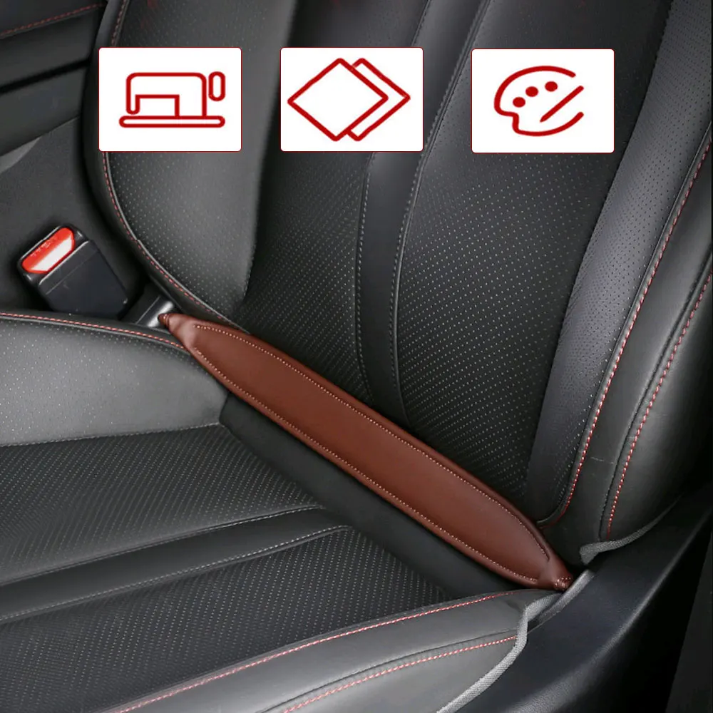 

1pc Universal Auto Gap Protecter Car Seat Gap Filler Strip Leather Car Dustproof Seat Seam Strip Car Interior Accessories