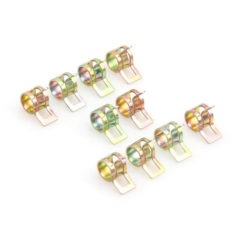 10x 10mm 0,39 Pouces Acasting à Ressort eau tuyau d'rrrosage Tubo Glamp Finenter C7ac