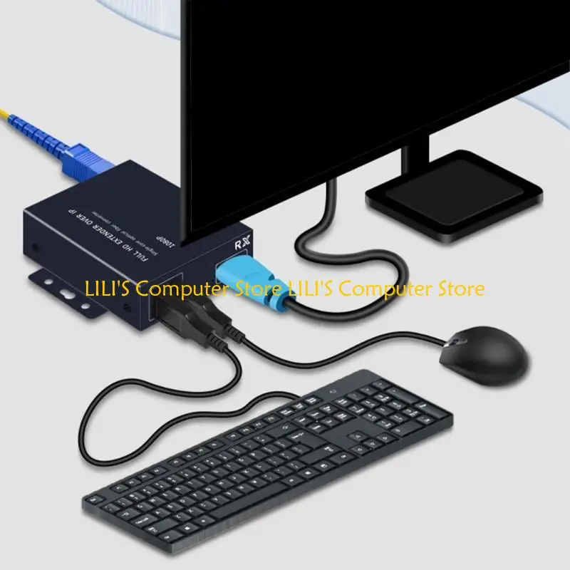 

A52B 1080p USB KVM Extender Over Ethernet 1080p 20 км Extender KVM Splitt