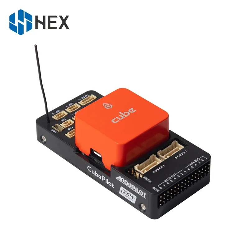 PX4 HEX 픽스호크 큐브 오렌지 + 여기에 3 GPS GNSS m8p, ADS-B 캐리어 보드 지지대 S. 버스 CPPM DSM 비행 제어