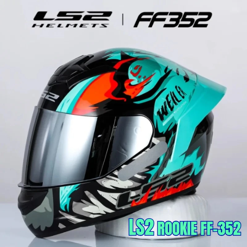

Capacete LS2 ROOKIE FF352 Full Face Motorcycle Helmet Plus Size Helmet Motocross Racing Helmets Casco Moto Casque