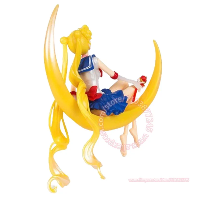 Sailor Moon ensambla juguetes lindo modelo pastel decoración fiesta decorar dibujos animados mano hacer Anime periférico regalos de cumpleaños para niños