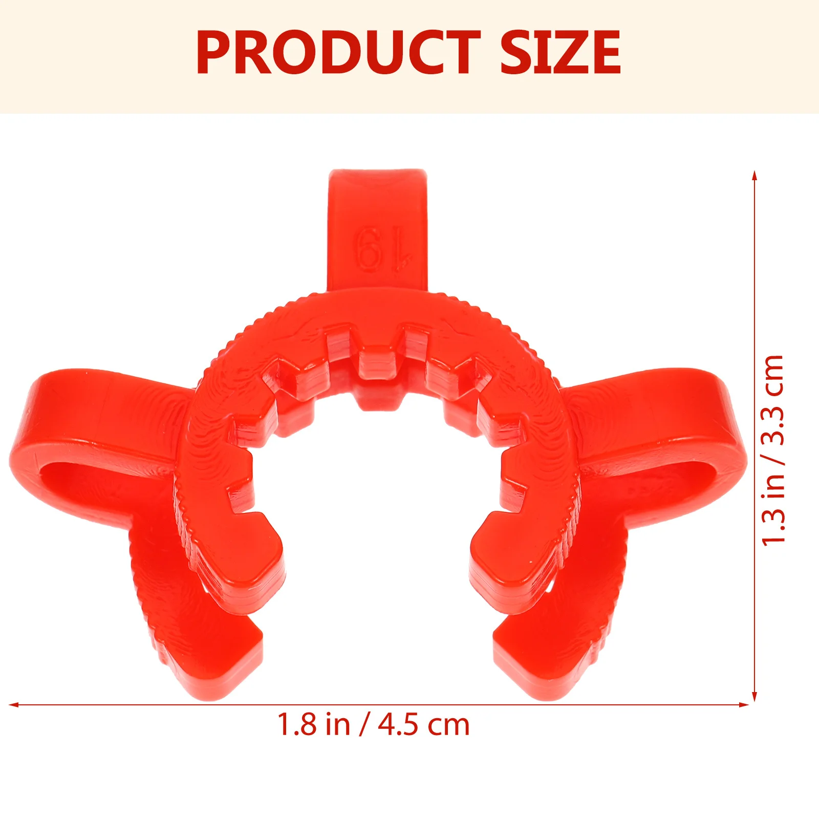 

10 pcs For Glass Ground Joint Plastic Clamp Tongs Conical Interface Clip Laboratory Plastic Keck Clamp Hold Reflux