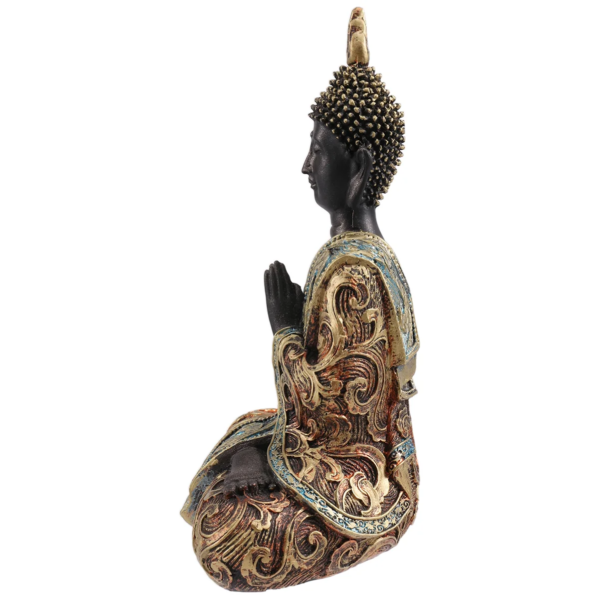 Buddha Statue Thailand Sculpture Resin Handmade Buddhism Hindu Feng Shui Figurine Meditation Home Decor Ornament HOT