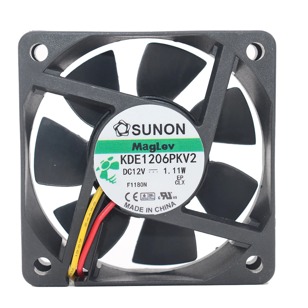 

Оригинальный вентилятор SUNON KDE1206PKV2 12V 1.1W 6CM 6020 3-проводной, ультратихий