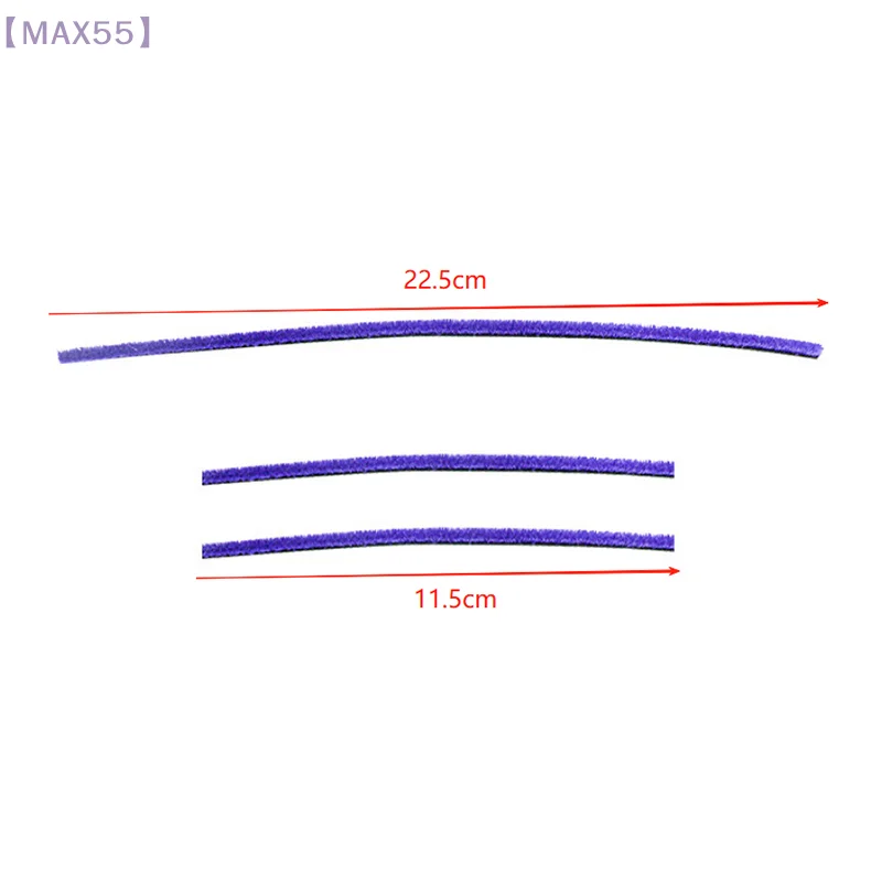 【MAX-55】مجموعة استبدال شرائط القطيفة الناعمة لـ V6 V7 V8 V10 V11 V15 ملحقات أسطوانة المكنسة الكهربائية خطوط مقاومة للاهتراء