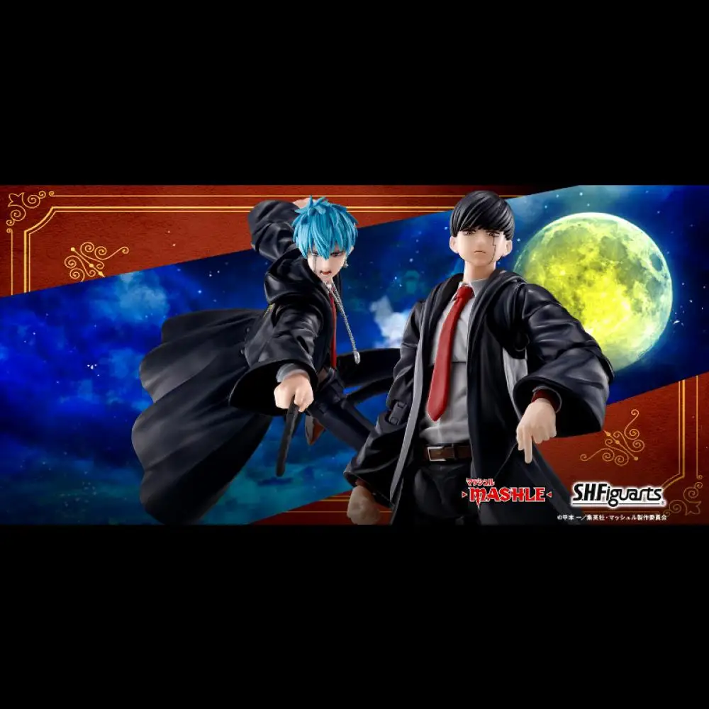 반다이 S.H.Figuarts 오리지널 Mashle: 마법과 근육 Mash Burnedead Lance Crown 애니메이션 액션 피규어 생일 선물 장난감 선물
