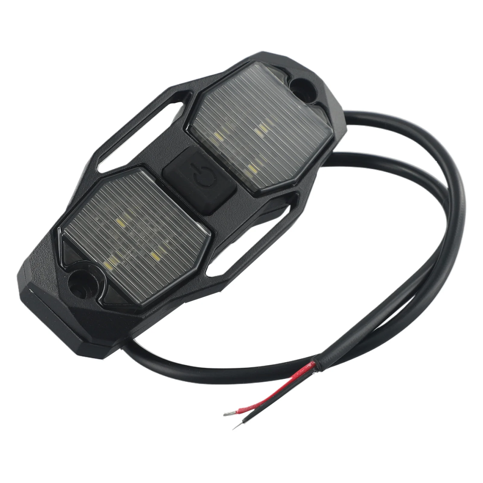 Flood White Beam LED Dome Light, Waterproof IP68 Rated, Convenient ON/OFF Push Button Control, Perfect for Truck, ATV, Boat