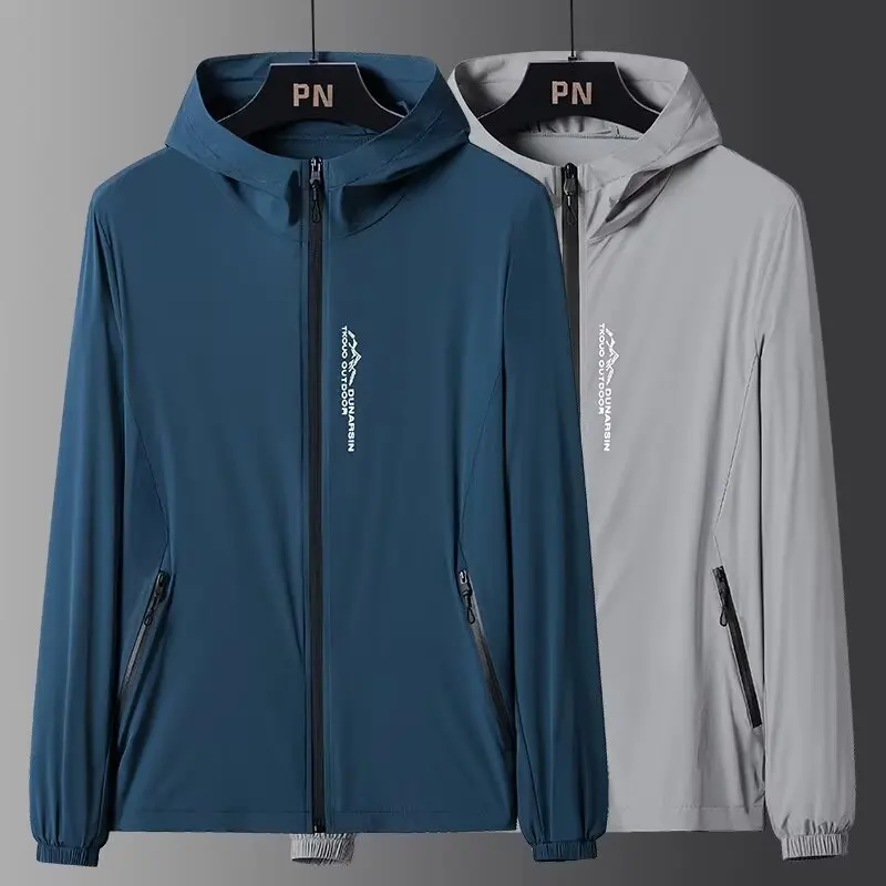 Men's Breathable Daily Travel and Sports Sun Protection Lightweight Breathable Protection Jacket Fishing Jacket Climbing Jacket