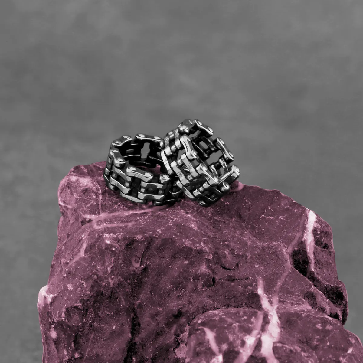 الأزياء الحد الأدنى سلسلة دراجات كليب أقراط للرجال والنساء الهيب هوب الشارع نمط أقراط الفولاذ المقاوم للصدأ خمر المجوهرات