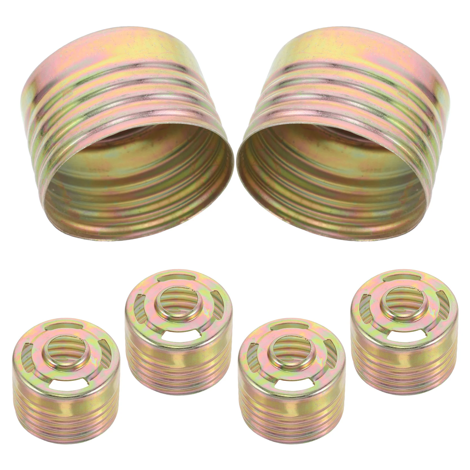 

6pcs Fire Cover Concealed Mount Ceiling Protector Guard Iron Construction Easy Installation Ideal Hotels Malls Public