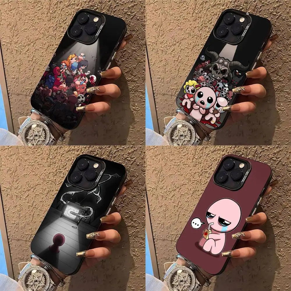 

The Binding of I-Isaac Phone Case For iPhone 17,16,15,14,13,12,X,8,Pro,Max,Plus,E,SE4,Air,Mini IMD Matte Black