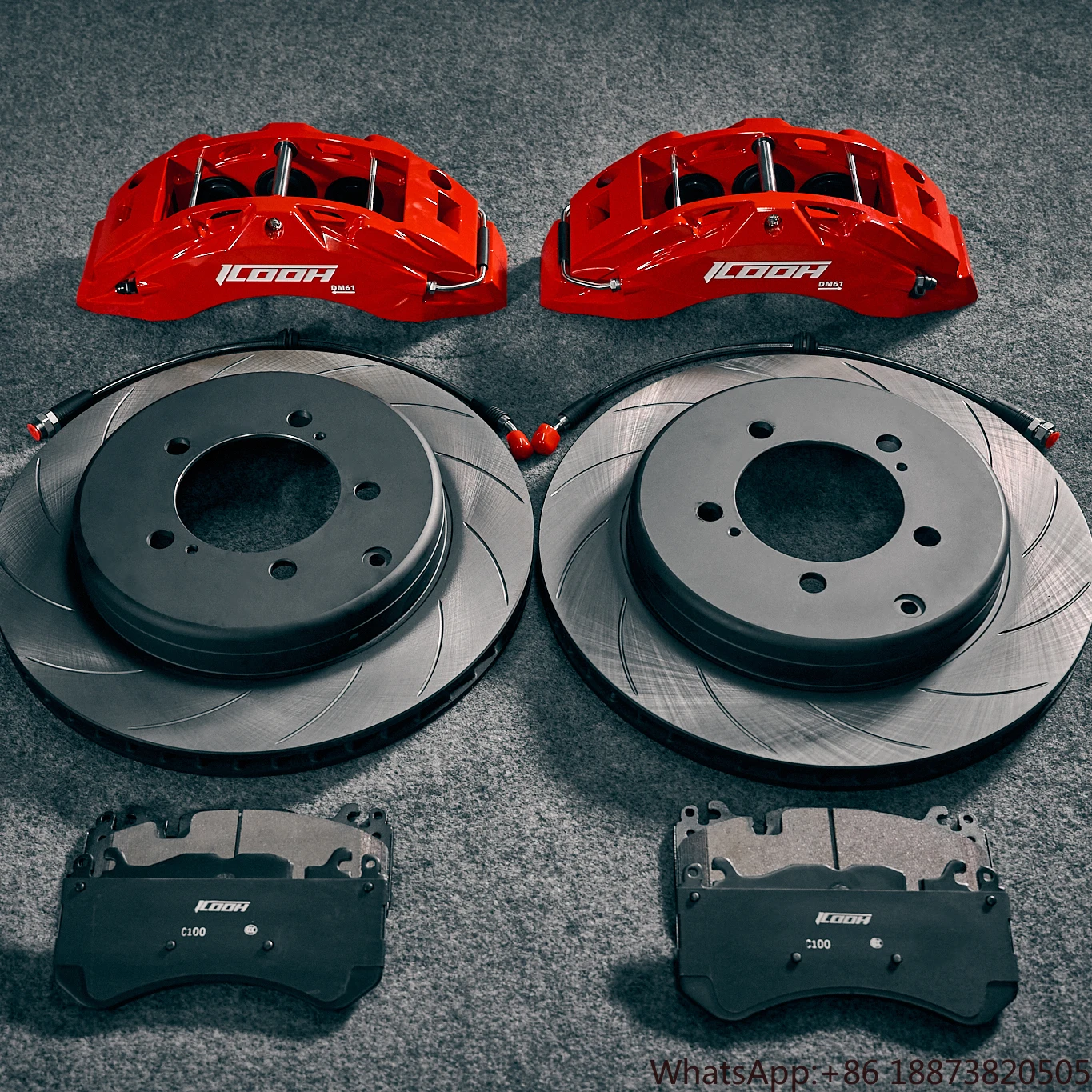 High Performance ICOOH 6 Piston Racing Big Brake Kits DM6 345/355mm Modified Brake Kits for LC150 LC200 LC300