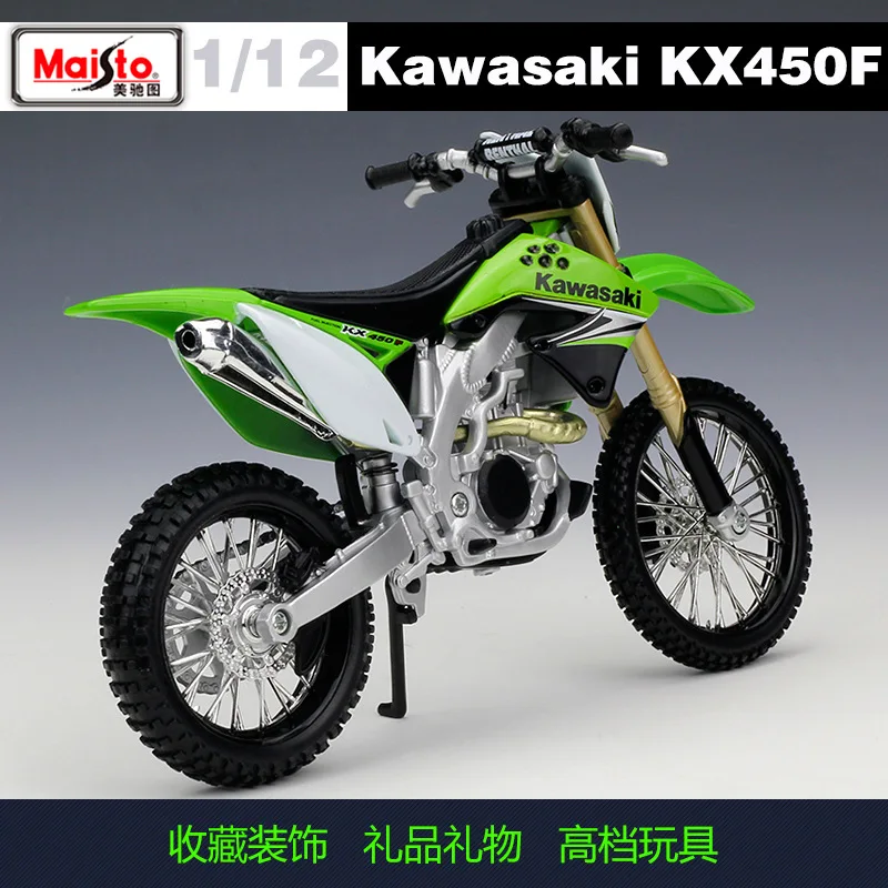 Maisto 1:12 Kawasaki KX 450F Sport Motor Diecast Legering Metaal Motorfiets Road Racing Model B612