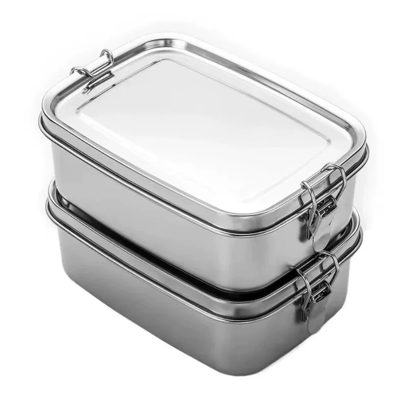 

Stainless steel lunch box partition, portable leak proof bento box, travel food bento container, dishwasher washable