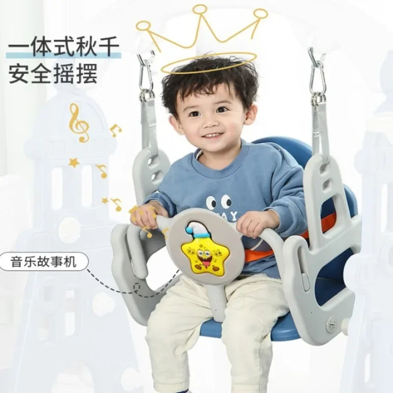 Indoor household slide combination