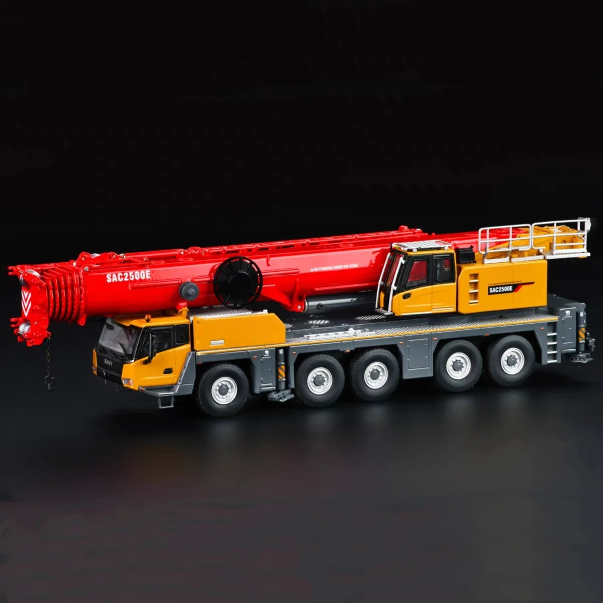 دييكاست نموذج هدية 1:50 مقياس ساني SAC2500E رافعة السيارات الآلات الهندسية شاحنة المركبات سبيكة نموذج للتجميع #5