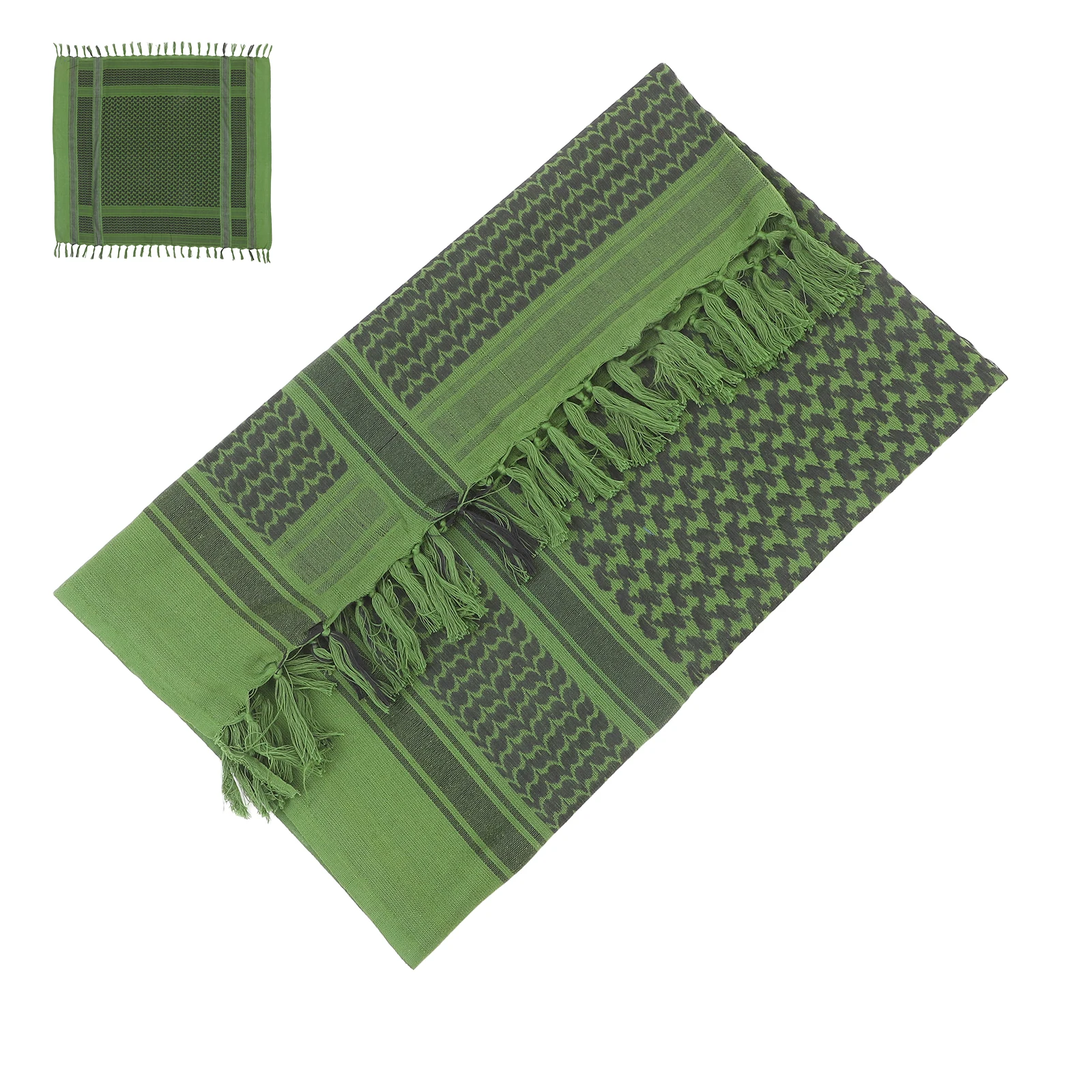 

1pc Warm Neck Cotton Arab Wrap For Sun Protection Winter Scarf Unisex Outdoor Gear Scarf Arab Wrap Green