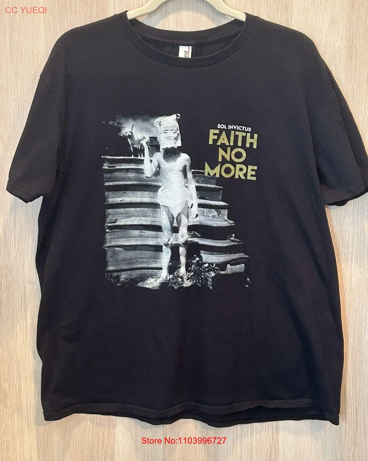 Faith No More 2015 Tour Men’s Black T Shirt Size XL Sol Invictus Alt Rock Metal